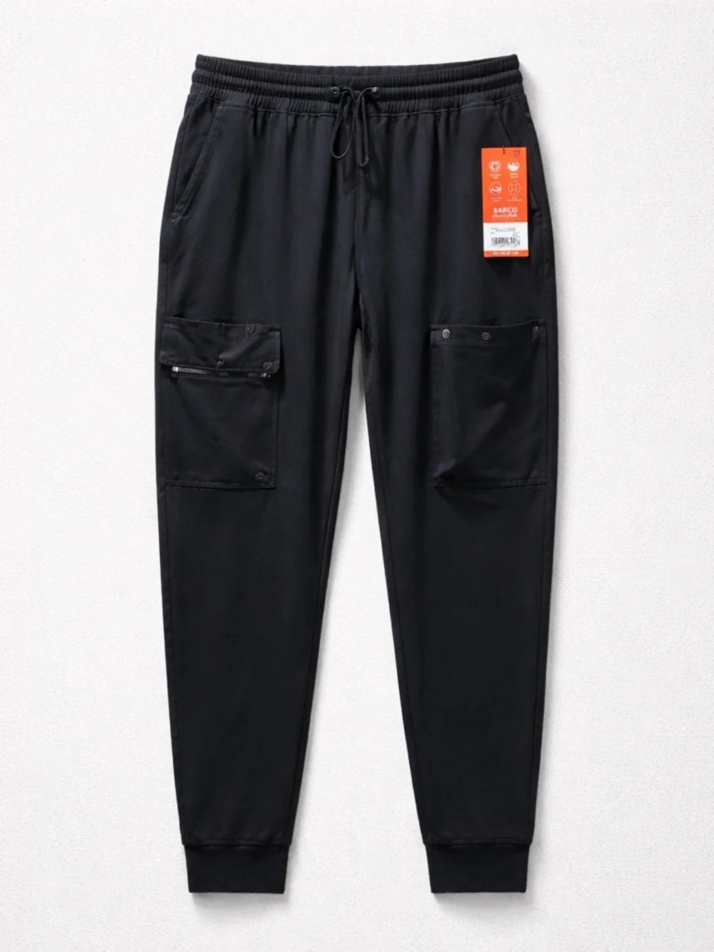 NauticaBlack Cargo Jogger Pants - Casual Stretch Tapered Fit